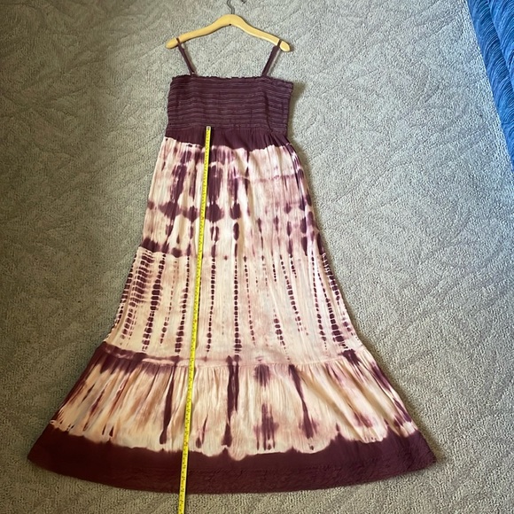 Lucky - Tye dyed cotton full length dress - Picture 10 of 13